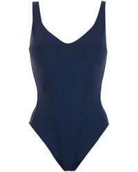 Amir Slama - Vネック オープンバック ワンピース水着 - Lyst