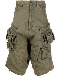 Julius - Drop-crotch Denim Cargo Shorts - Lyst