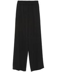Imperial - Elasticated Wide-Leg Palazzo Pants - Lyst