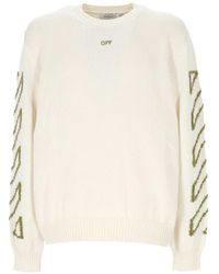 Off-White c/o Virgil Abloh - Pull À Col Rond - Lyst