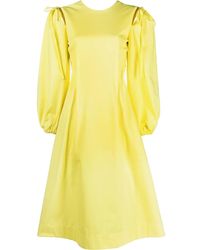 MSGM - Long-sleeve A-line Dress - Lyst