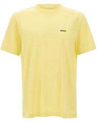 BOSS - Logo-Print Short-Sleeve T-Shirt - Lyst