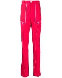 Edward Cuming - Seam-Detail Straight-Leg Trousers - Lyst