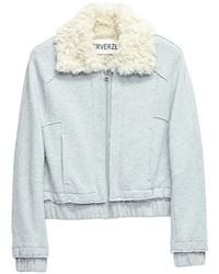 PERVERZE - Faux-Fur Trim Zip-Up Jacket - Lyst