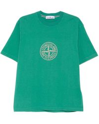 Stone Island - Compass Printed Regular-Fit T-Shirt - Lyst