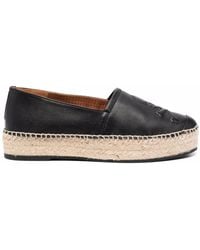 Philipp Plein - Skull-Motif Leather Espadrilles - Lyst