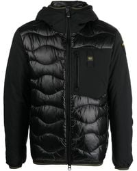 Blauer - Hooded Quilted Down Jacket - Lyst