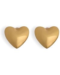 Patou - Heart Clip-On Earrings - Lyst