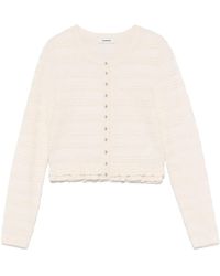 Sandro - Ruffle-Detail Cardigan - Lyst
