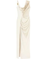 Versace - Dress With A Front Slit - Lyst
