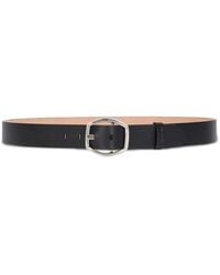 Roberto Cavalli - Geometric-Buckle Leather Belt - Lyst