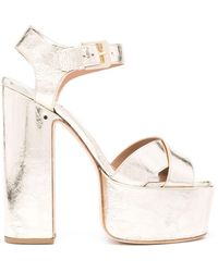 Laurence Dacade - Rosella 150mm Laminated Leather Sandals - Lyst