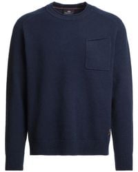 Parajumpers - Enego Patch-Pocket Crew-Neck Sweater - Lyst