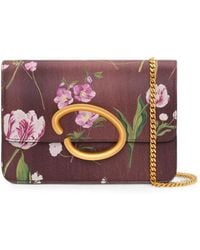 Oscar de la Renta - O Pochette Floral-Print Clutch Mini Bag - Lyst