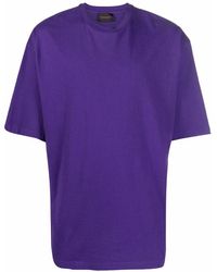 A BETTER MISTAKE Broken Glass Cotton T-shirt - Purple