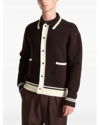 Manière De Voir - Julien Cardigan mit aufgesetzter Tasche - Lyst