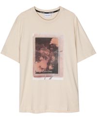 Calvin Klein - T-Shirt mit Foto-Print - Lyst