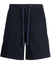 BOSS - Logo-patch Drawstring Cotton Shorts - Lyst
