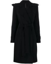 Norma Kamali - Trenchcoat Met Ceintuur - Lyst