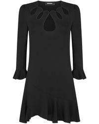 DSquared² - Cut Out-detail Long-sleeve Minidress - Lyst