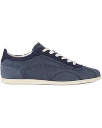 Brunello Cucinelli - Textured Suede Sneakers - Lyst