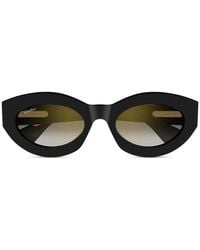 Cartier - Cat-Eye Sculpted Sunglasses - Lyst