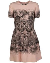 Valentino Garavani - Lace Mini Dress - Lyst