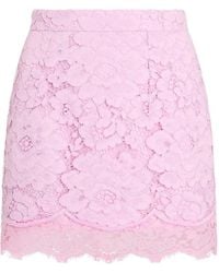 Patou - Lace Mini Skirt - Lyst