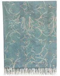 Pierre Louis Mascia - Fular Con Motivo Floral Y Flecos - Lyst