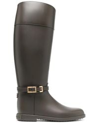 Sergio Rossi - Stiefeletten Mit Schnalle - Lyst