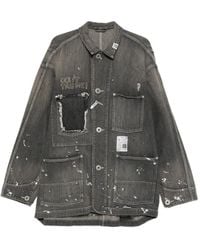Maison Mihara Yasuhiro - Stripe Denim Jacket - Lyst