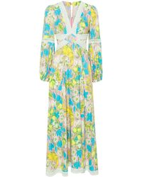 Diane von Furstenberg - Lina Floral-print Maxi Dress - Lyst