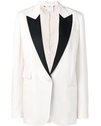 Stella McCartney Chaqueta de esmoquin - Blanco