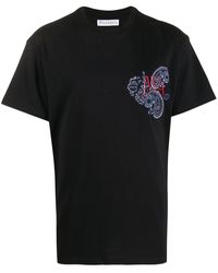 JW Anderson - T-shirt Met Geborduurd Logo - Lyst