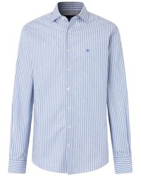 Hackett - Vertical-Stripe Long-Sleeve Shirt - Lyst