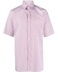 Maison Margiela - Camisa a rayas con logo bordado - Lyst