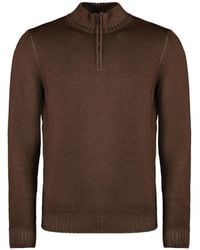 Moorer - Terni Pullover mit kurzem Reißverschluss - Lyst