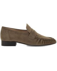 Stuart Weitzman - Irving Gathered Loafers - Lyst