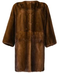 P.A.R.O.S.H. Pelliccia oversize - Multicolore