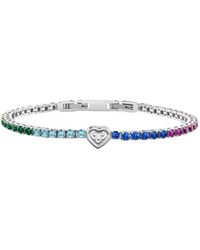 Philipp Plein - Crystal-Embellished Tennis Bracelet - Lyst