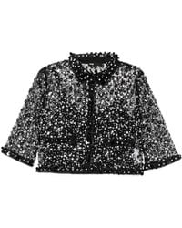 Maje - Rhinestone-Embellished Shirt - Lyst