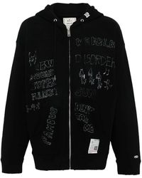 Maison Mihara Yasuhiro - Hoodie À Fermeture Zippée - Lyst