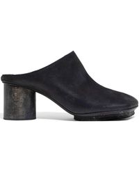 Uma Wang - Block-heel Leather Mules - Lyst