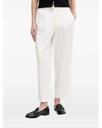 MARC AUREL - Pantaloni Con Pieghe E Cintura - Lyst