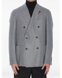 Lardini - Double-breasted Jacket - Lyst