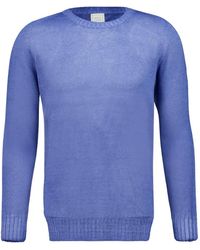 120% Lino - Long-Sleeve Sweater - Lyst