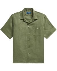 Polo Ralph Lauren - Short-Sleeve Pocket Linen Shirt - Lyst
