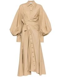 Zimmermann - Rebellion Balloon-Sleeve Tie-Waist Dress - Lyst