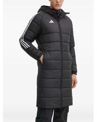 adidas - Three-Stripe Padded Jacket - Lyst