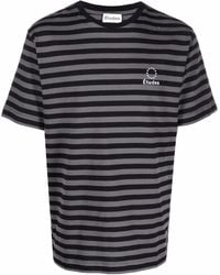 Etudes Studio - T-Shirt A Righe Con Logo Goffrato - Lyst
